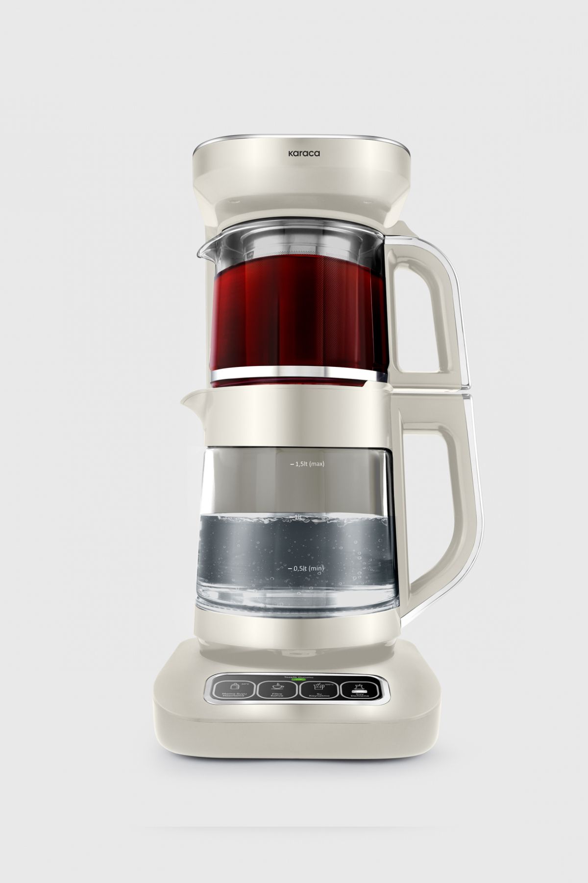 Karaca Robotea Pro 4 in 1 Konuşan Cam Çay Makinesi Starlight