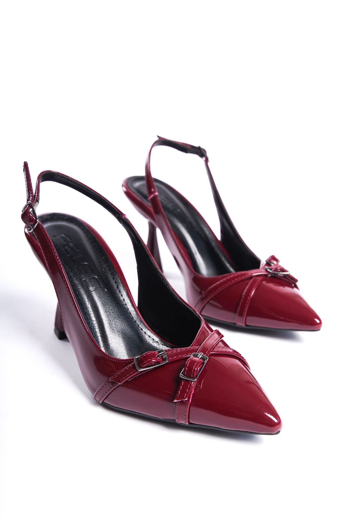 MARSEDO Clive Kadın Stiletto Sivri Burun Arka Açık İnce Ökçe Günlük Ayakkabı