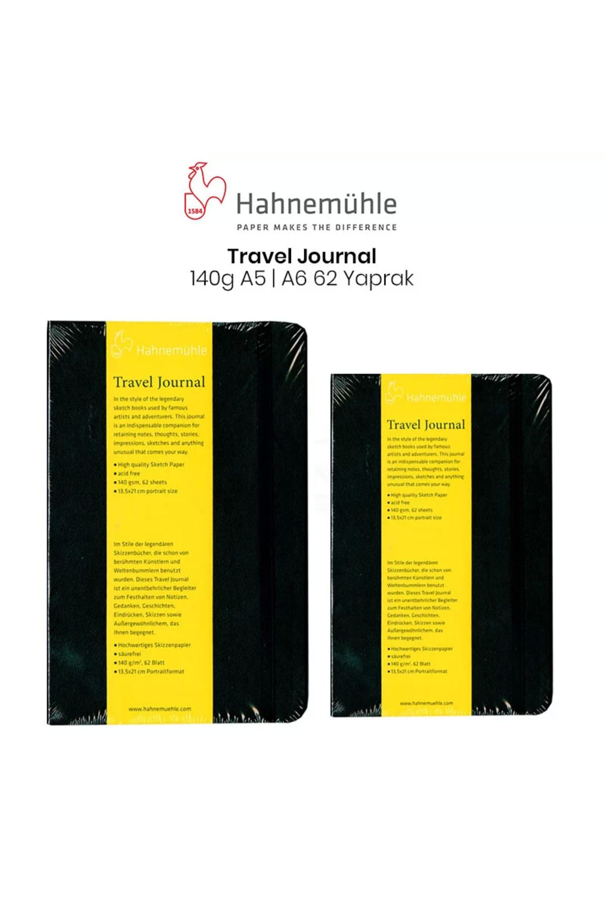 Hahnemühle Travel Journal 62 Yaprak 140 g