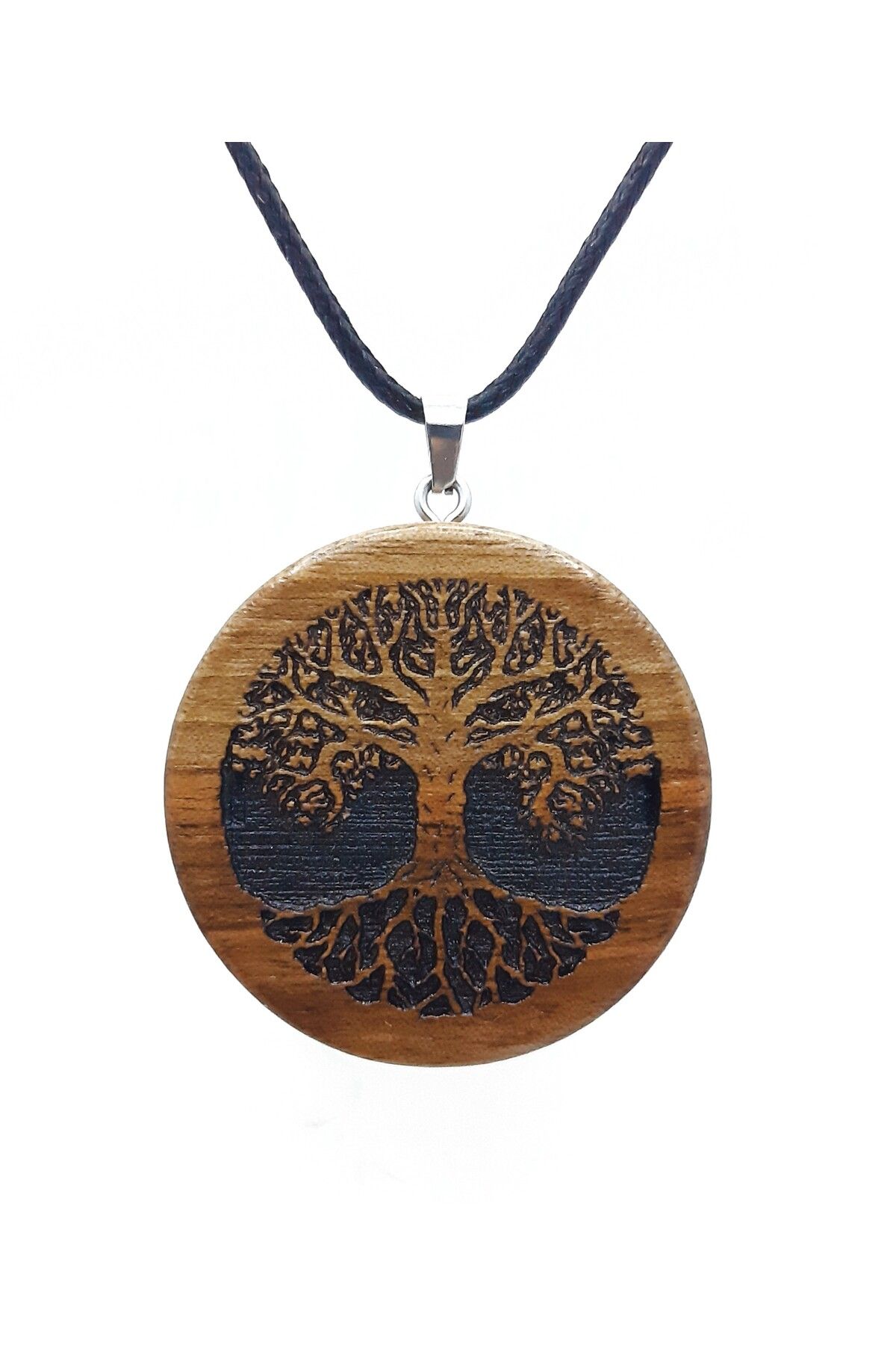 Sinerium Design İsme Özel El Yapımı Ahşap Hayat Ağacı Kolye, Hayat Ağacı, Yaşam Ağacı, Kişiye Özel Hediye, Kelt