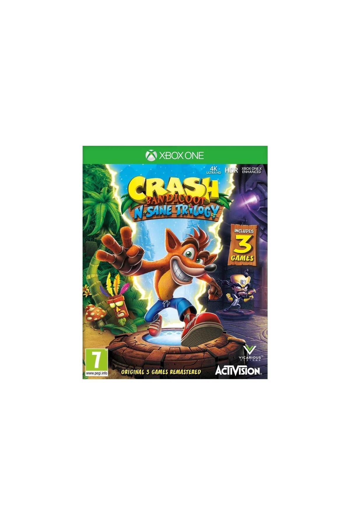 Activison Crash Bandicoot N. Sane Trilogy Xbox One Oyun