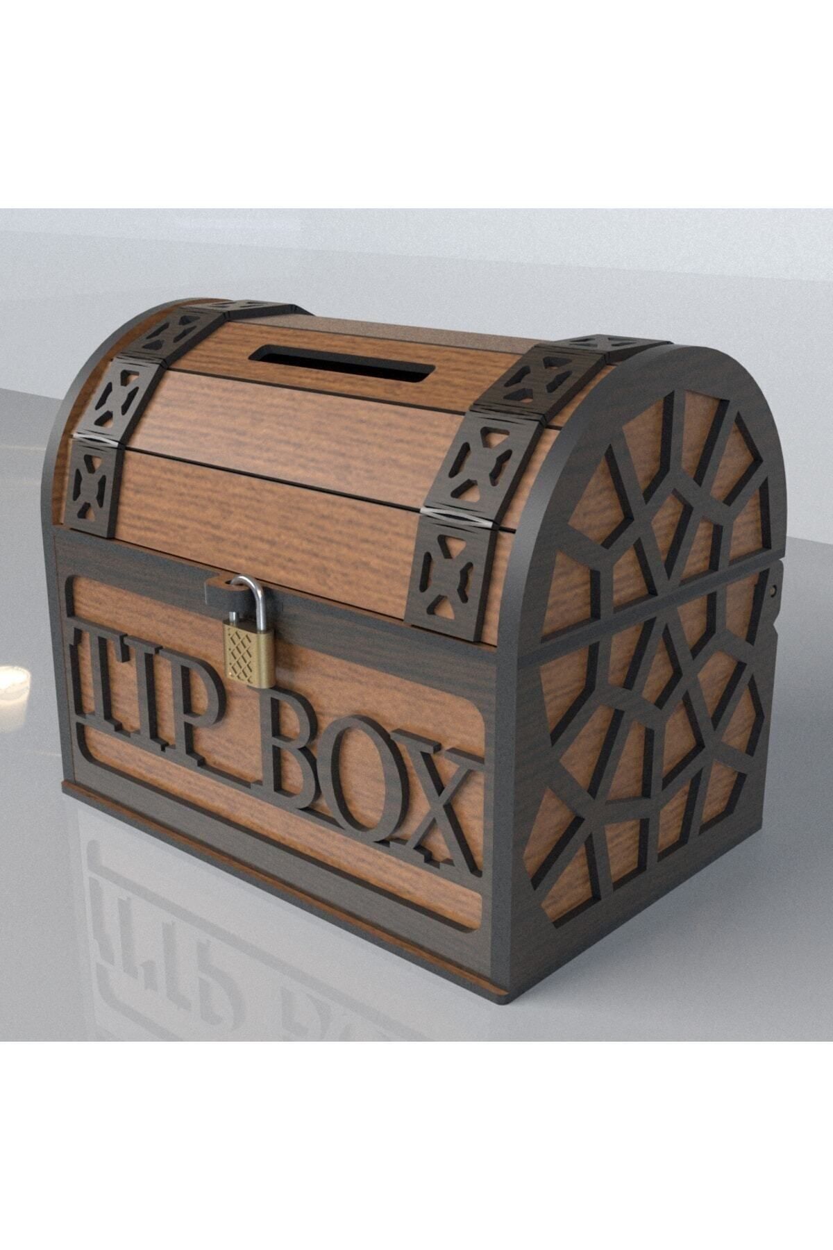 MADETENE Tip Box Bahşiş Kutusu Ve Kumbara Sandık Tipi Tipbox