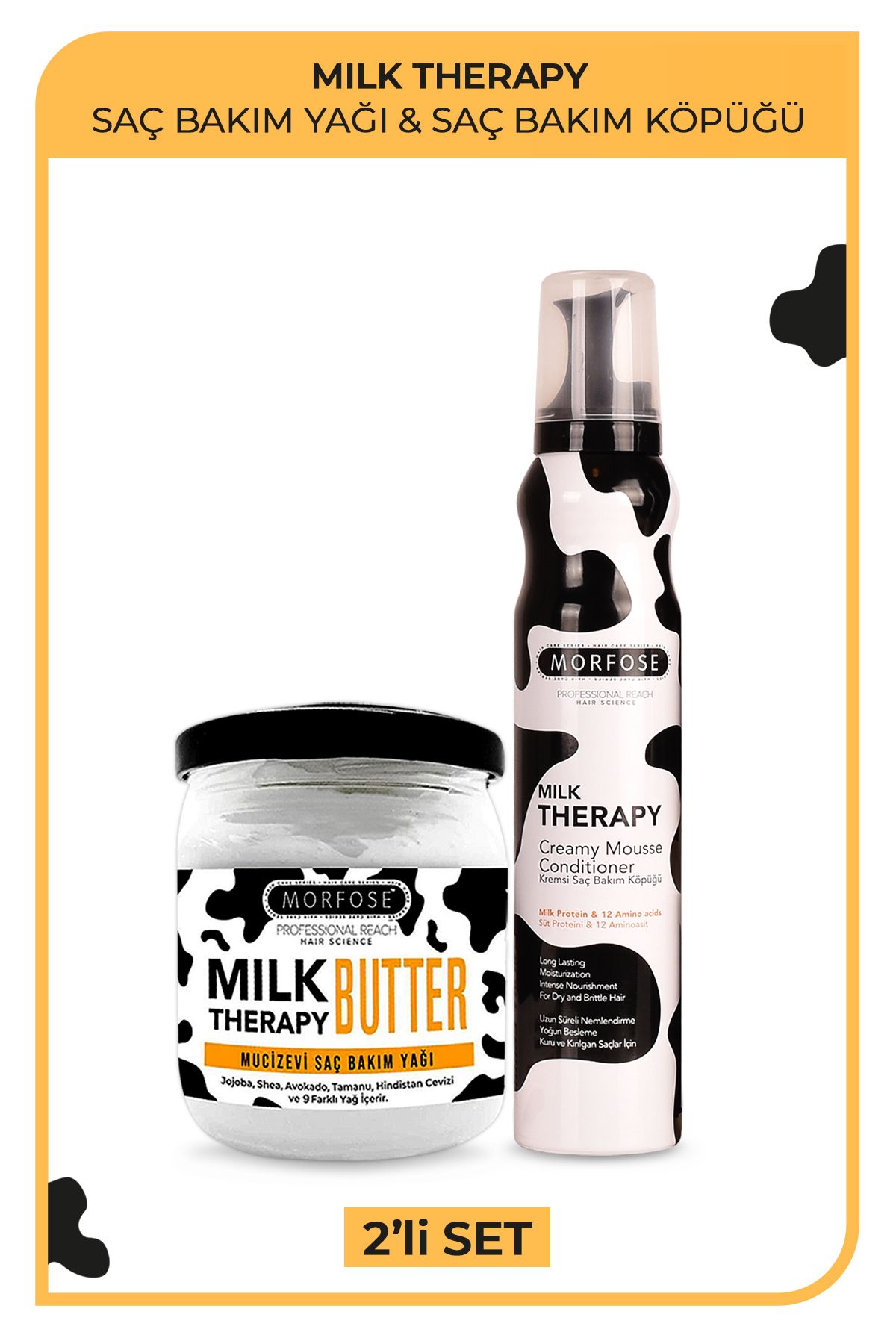 Morfose Milk Therapy Butter Milk Therapy Saç Köpüğü 200 ml