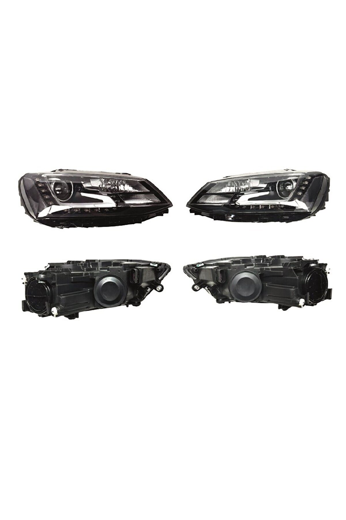 Nilser Vw Jetta 6 Far Lambası Sağ -Sol 11-17 Takım  (Xenon-beyin)