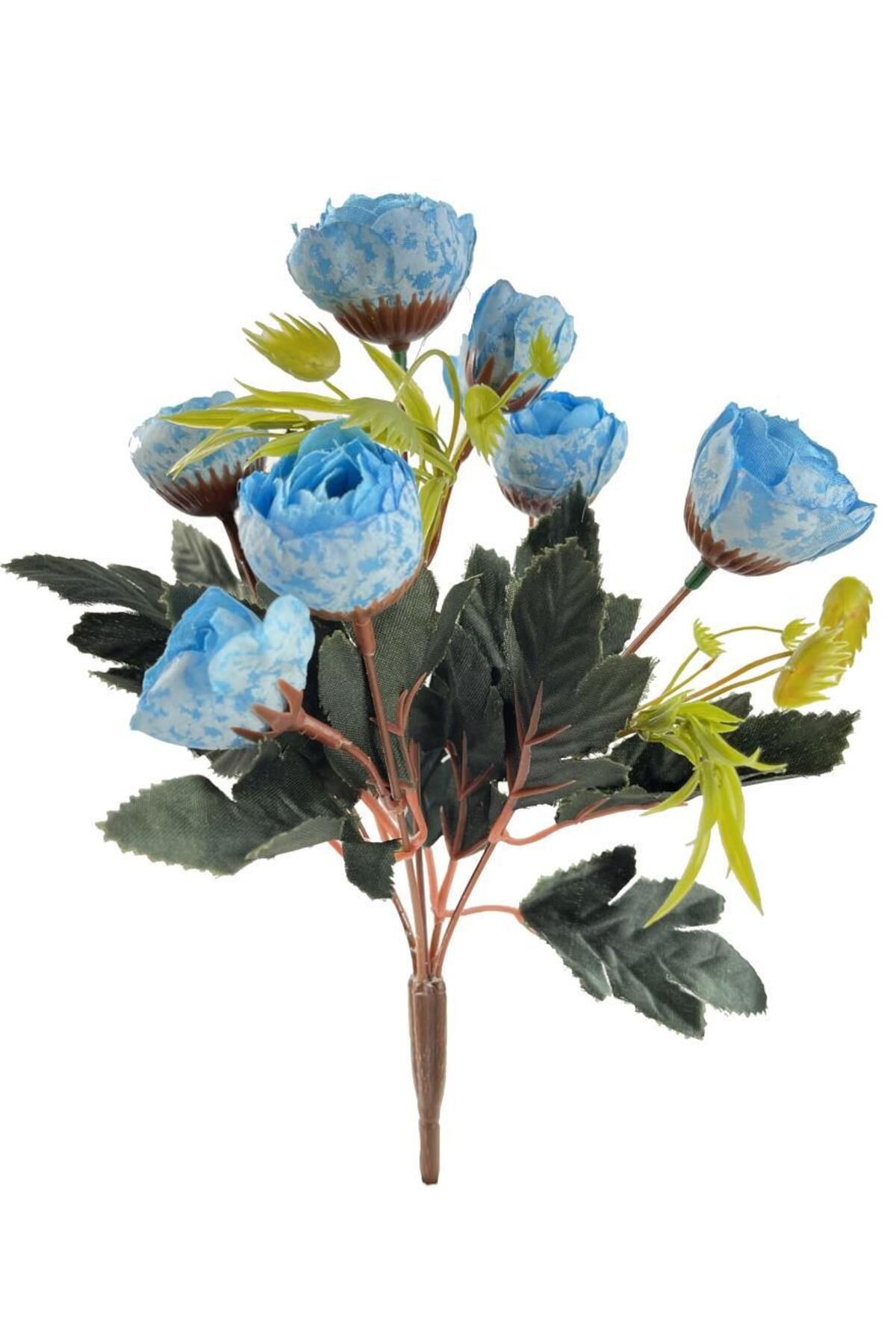Nettenevime Yapay Çiçek Erengül Demeti 5 Dallı Mavi Açık
