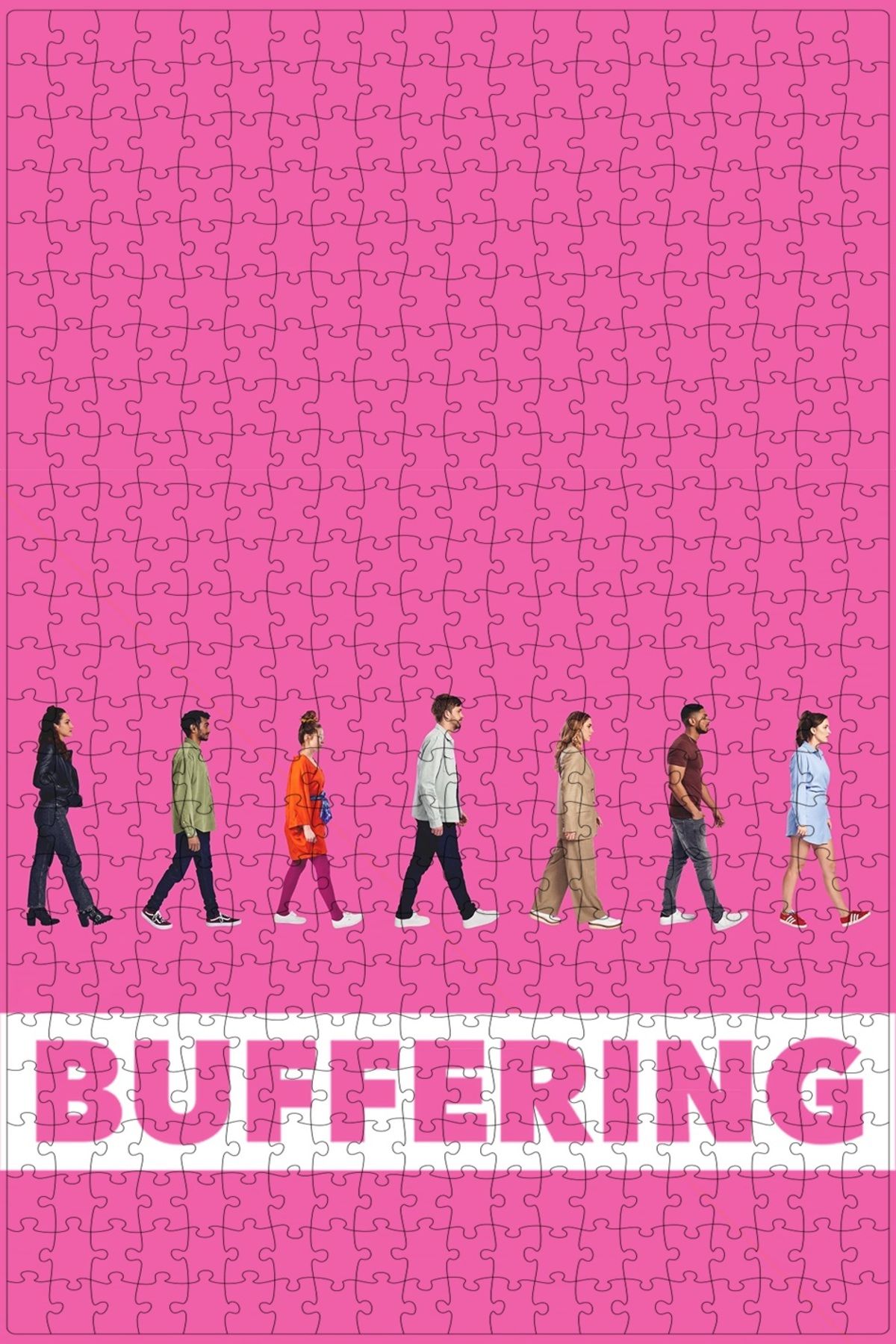 Jeronkarji Buffering (2021) Film Posterinin 500 Parça Puzzle Yapbozu