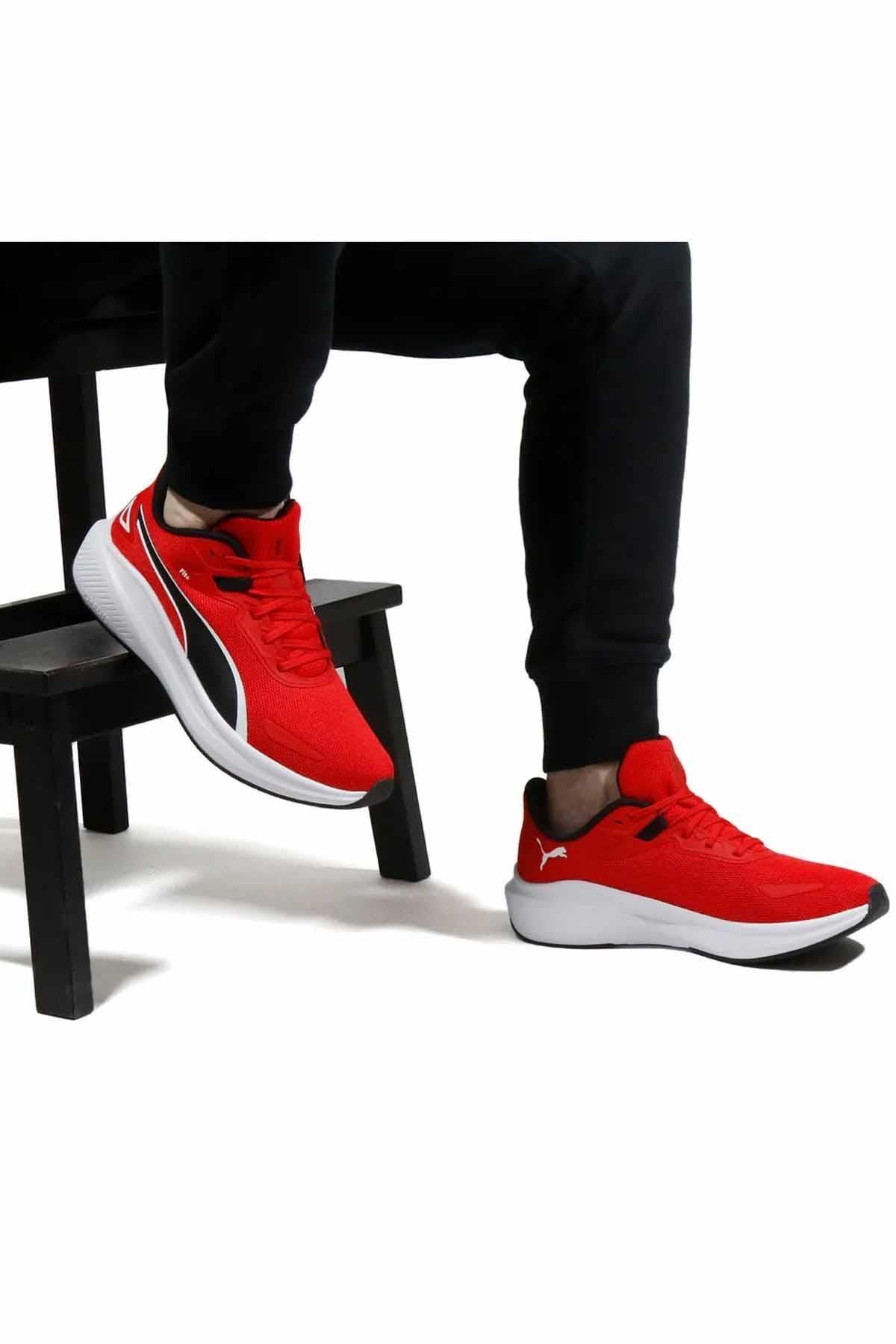 Puma Skyrocket Lite Unisex Sneaker Ayakkabı 379437-08 Kırmızı