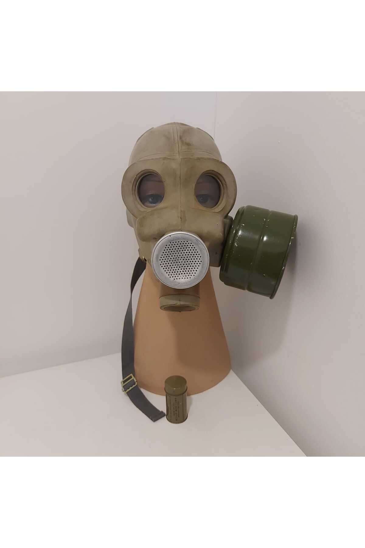 kho military design Sovyet PMG Gaz Maskesi+Gost Filtre+Karartma Önleyici Kit (Kullanılmış Ürün)
