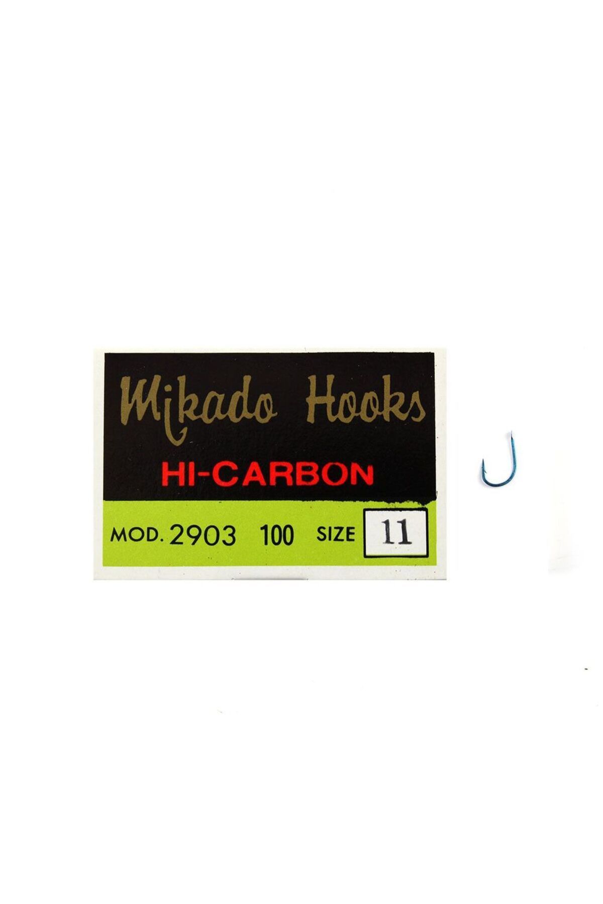 Mikado Hooks 2903 No:11 100 Pcs Iğne