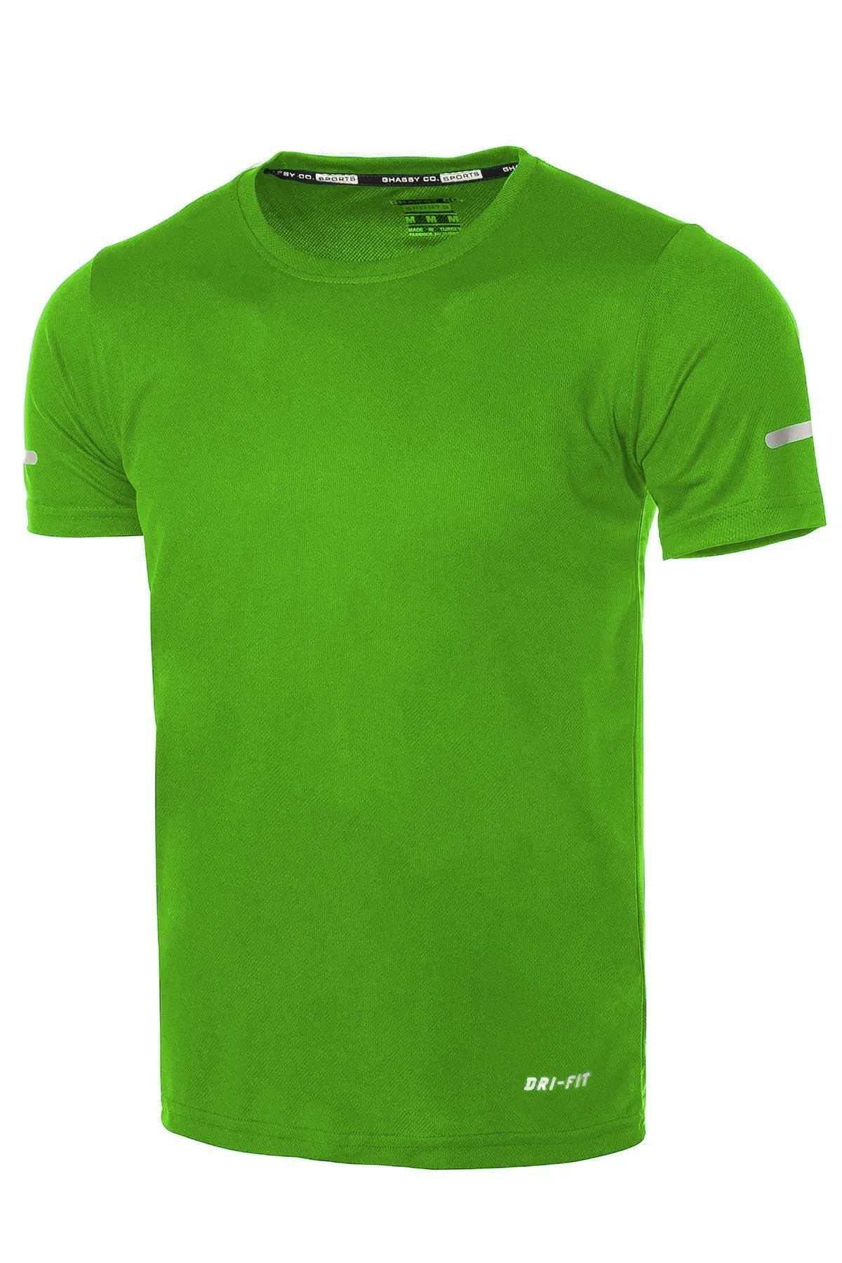Ghassy Co Ghassy Co. Erkek Nem Emici Hızlı Kuruma Atletik Teknik Performans Spor T-shirt