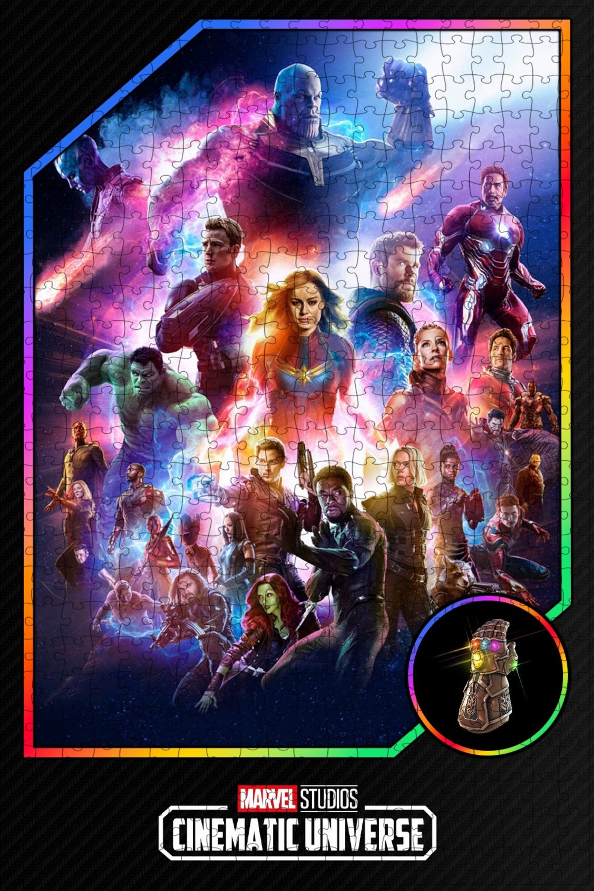 Jeronkarji Marvel Cinematic Universe Film Posterinin 500 Parça Puzzle Yapbozu Sürüm5