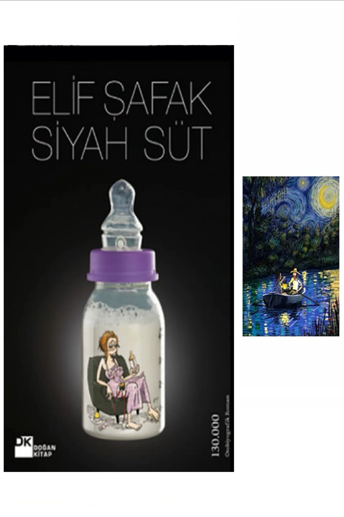 puslurotalar Siyah Süt - Elif Şafak (Koleksiyon Kitap) + Mavi Gece Stiker