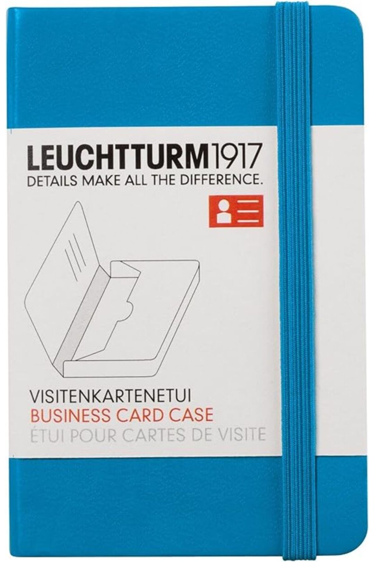 Leuchtturm LEUCHTTURM1917 Business Card Case, Azure