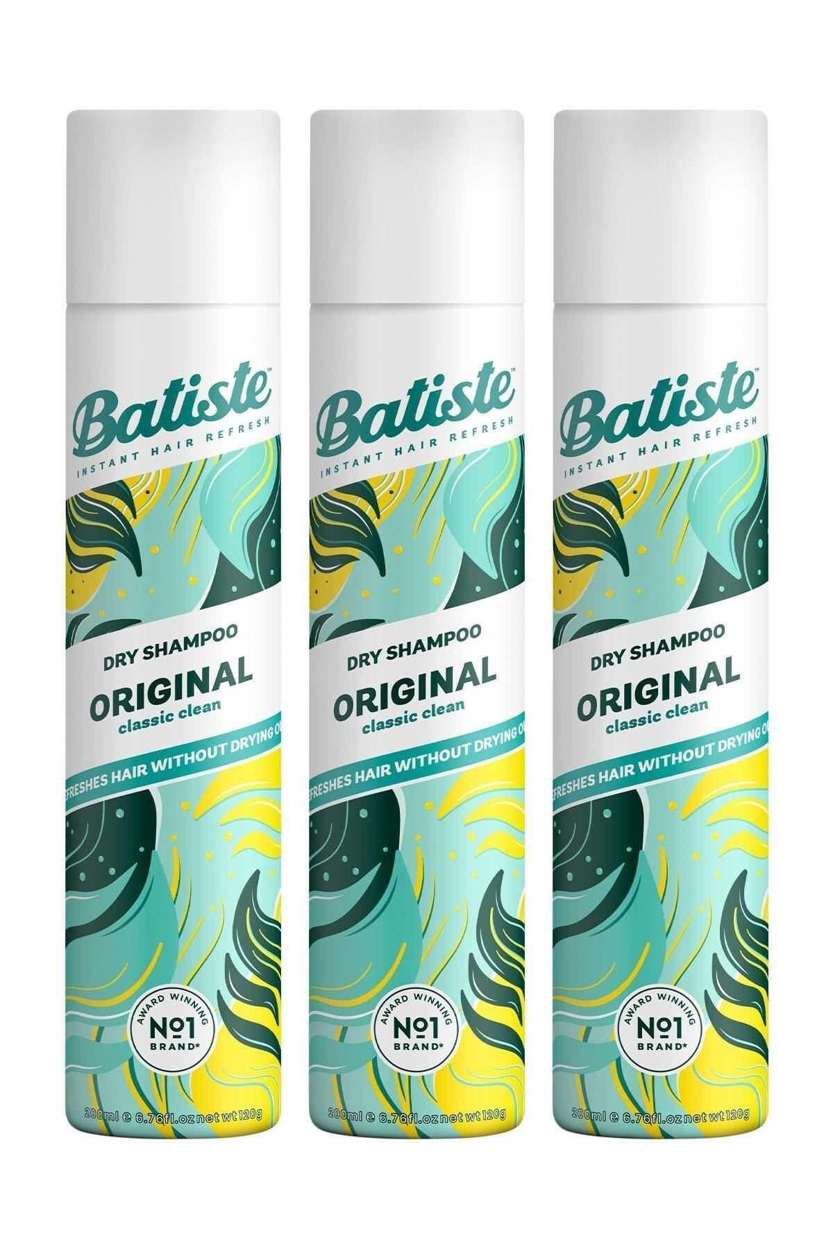 Batiste Orijinal Kuru Şampuan - Original Dry Shampoo 200ml X 3