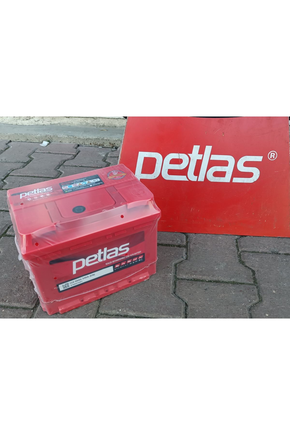 Petlas AKÜ-PETLAS 12V 60AH 540A-EN  3 YIL GAREANTİ-2024