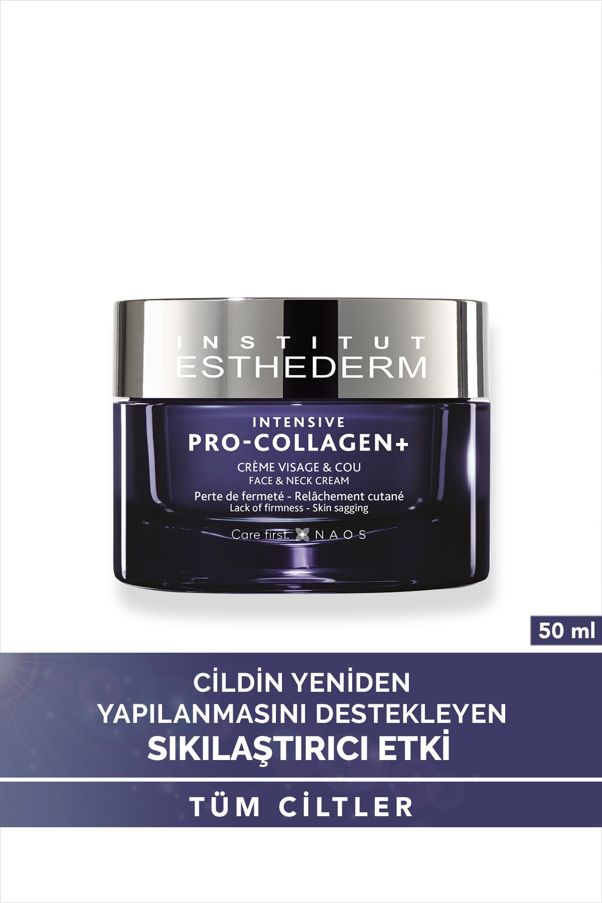 INSTITUT ESTHEDERM Intensive Pro-Collagen+ Cream Yaşlanma ve Kırışıklık Karşıtı Lifting Etkili Sıkılaştırıcı Krem 50ML