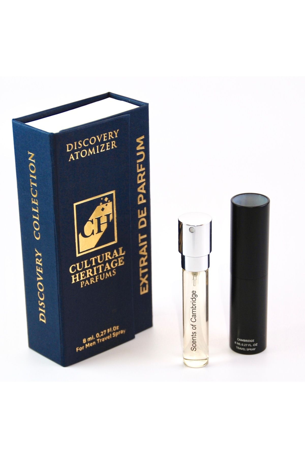 CH CULTURAL HERITAGE , Scents of Cambridge Discovery Atomizer Travel Spray, for Men,