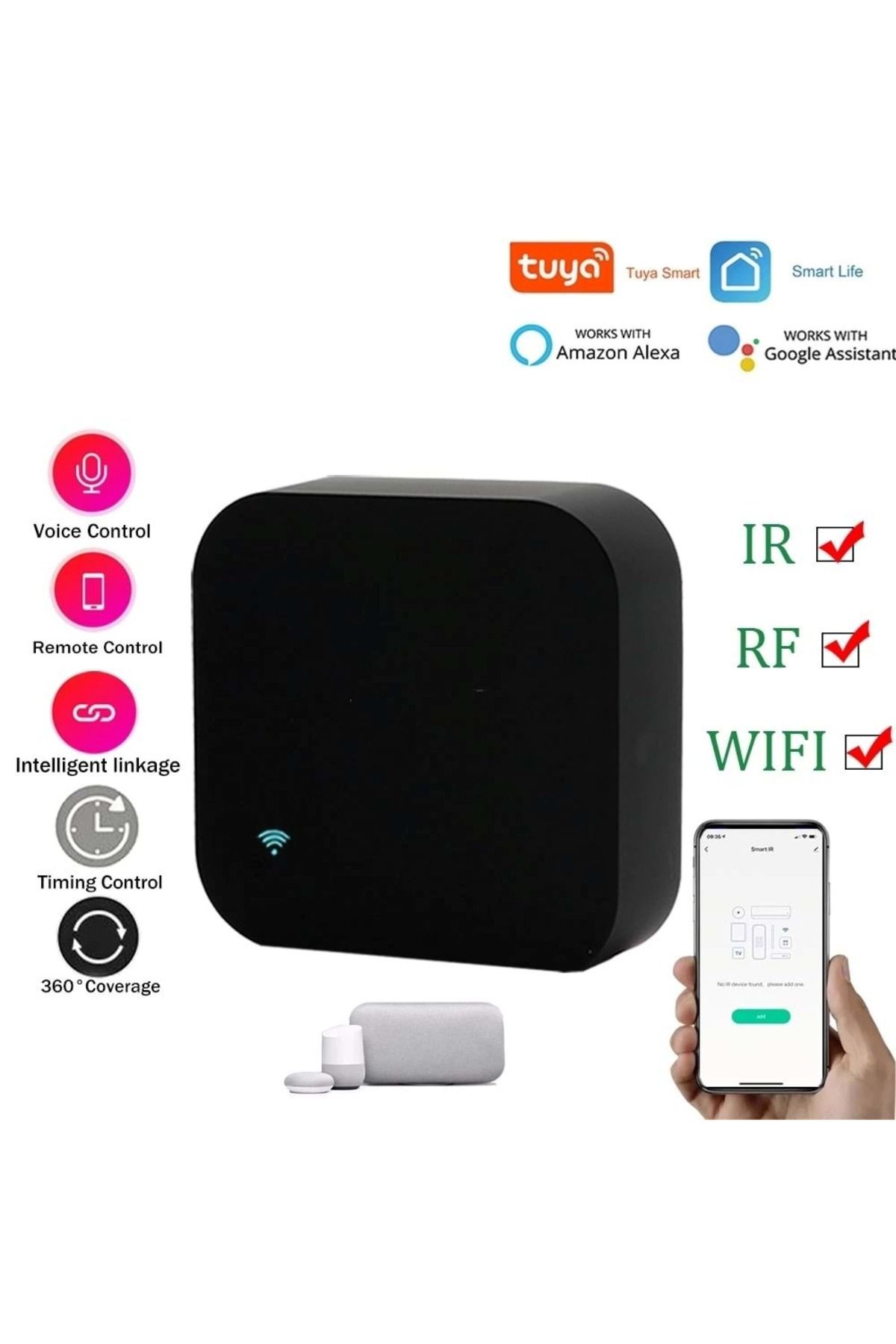 SECURITECH S11-B TUYA Wi-Fi 315&433&IR REMOTE CONTROLLER