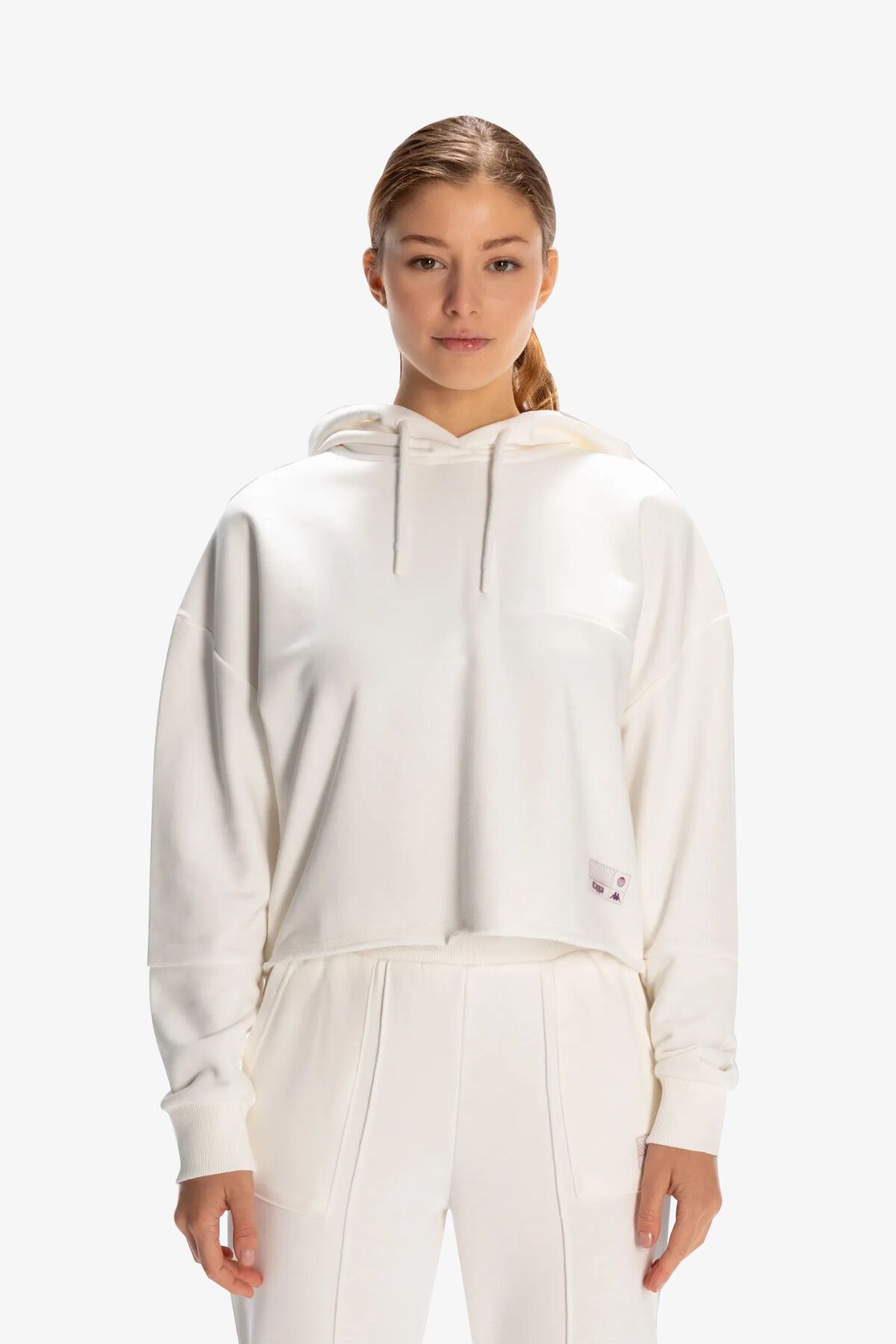 Kappa Authentic Jemima  Kadın Beyaz Sweatshirt 381X12W-001
