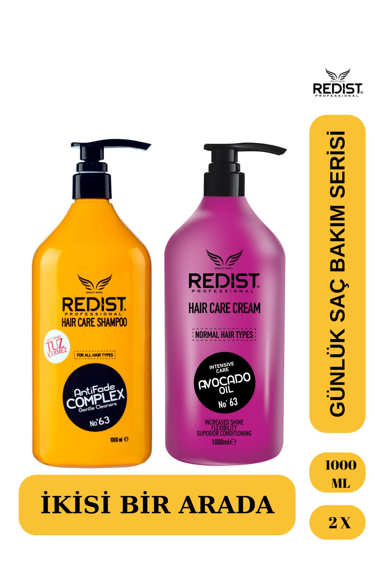 Redist Tuzsuz Saç Şampuanı Ve Avacado Kremi 2in1 Set
