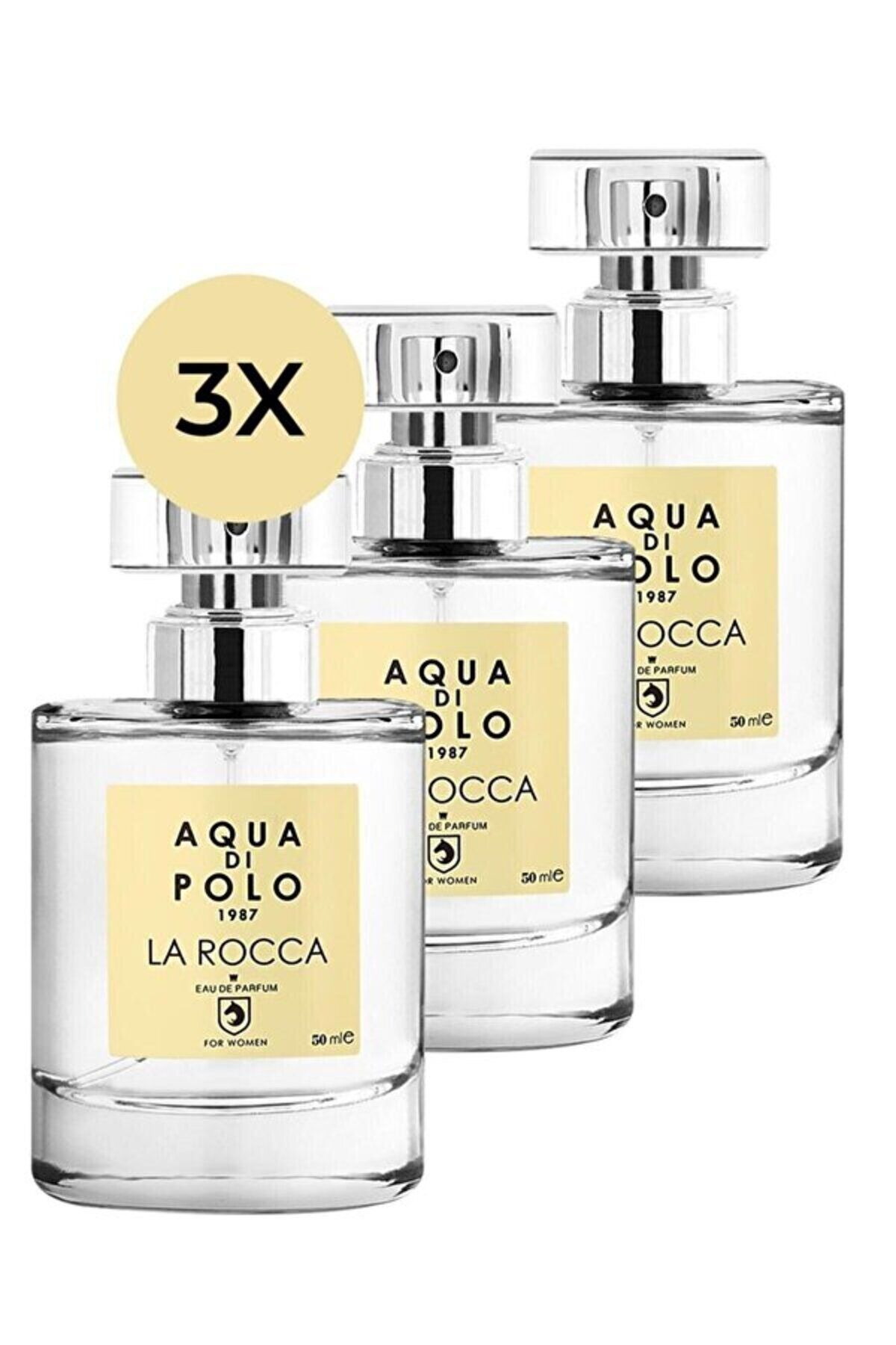 Aqua La Rocca EDP 50 ml x 3 Set Kadın Parfüm STCC000201