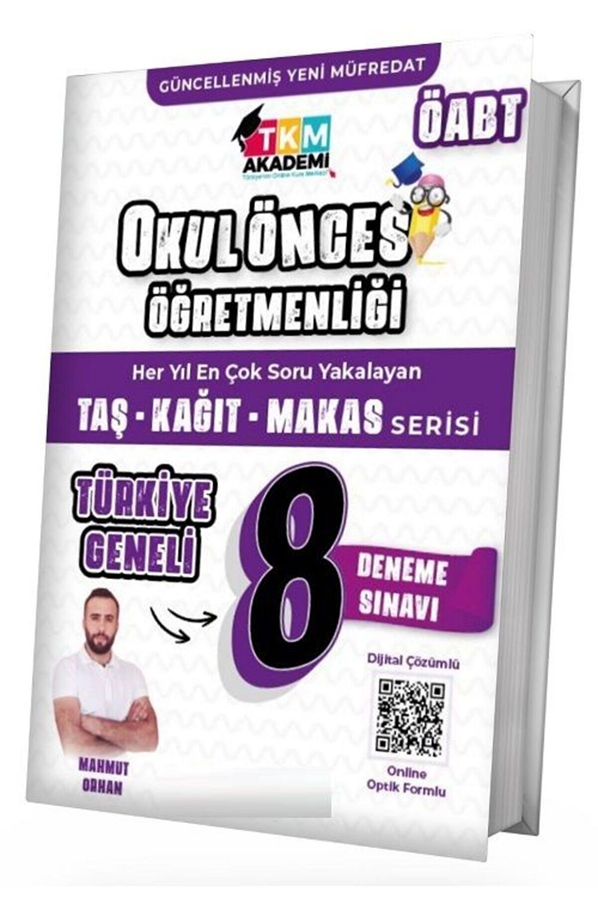TKM Akademi Öabt Okul Öncesi Türkiye Geneli 8 Deneme Dijital Çözümlü - Mahmut Orhan