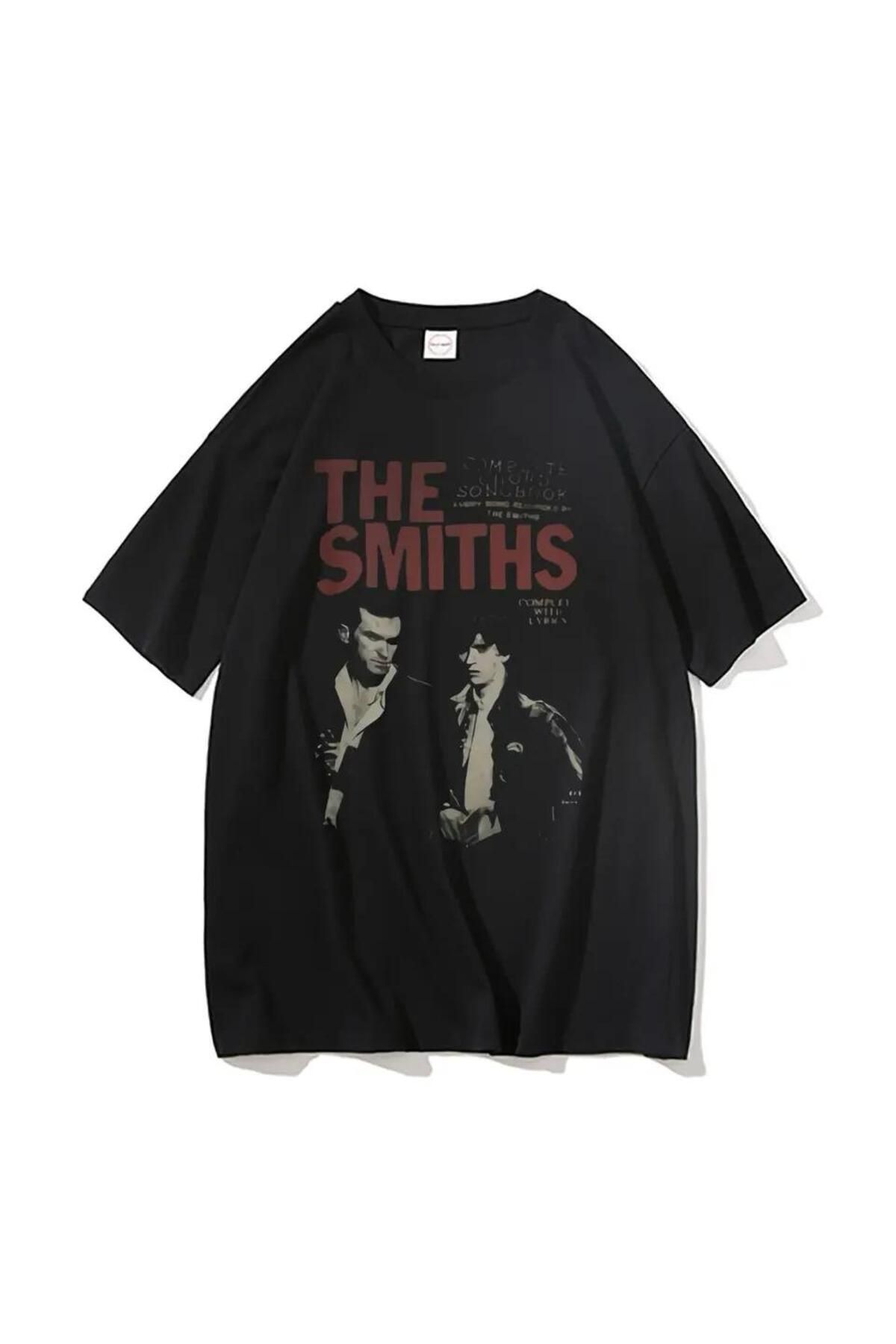 Köstebek Siyah Vintage The Smiths Unisex T-shirt