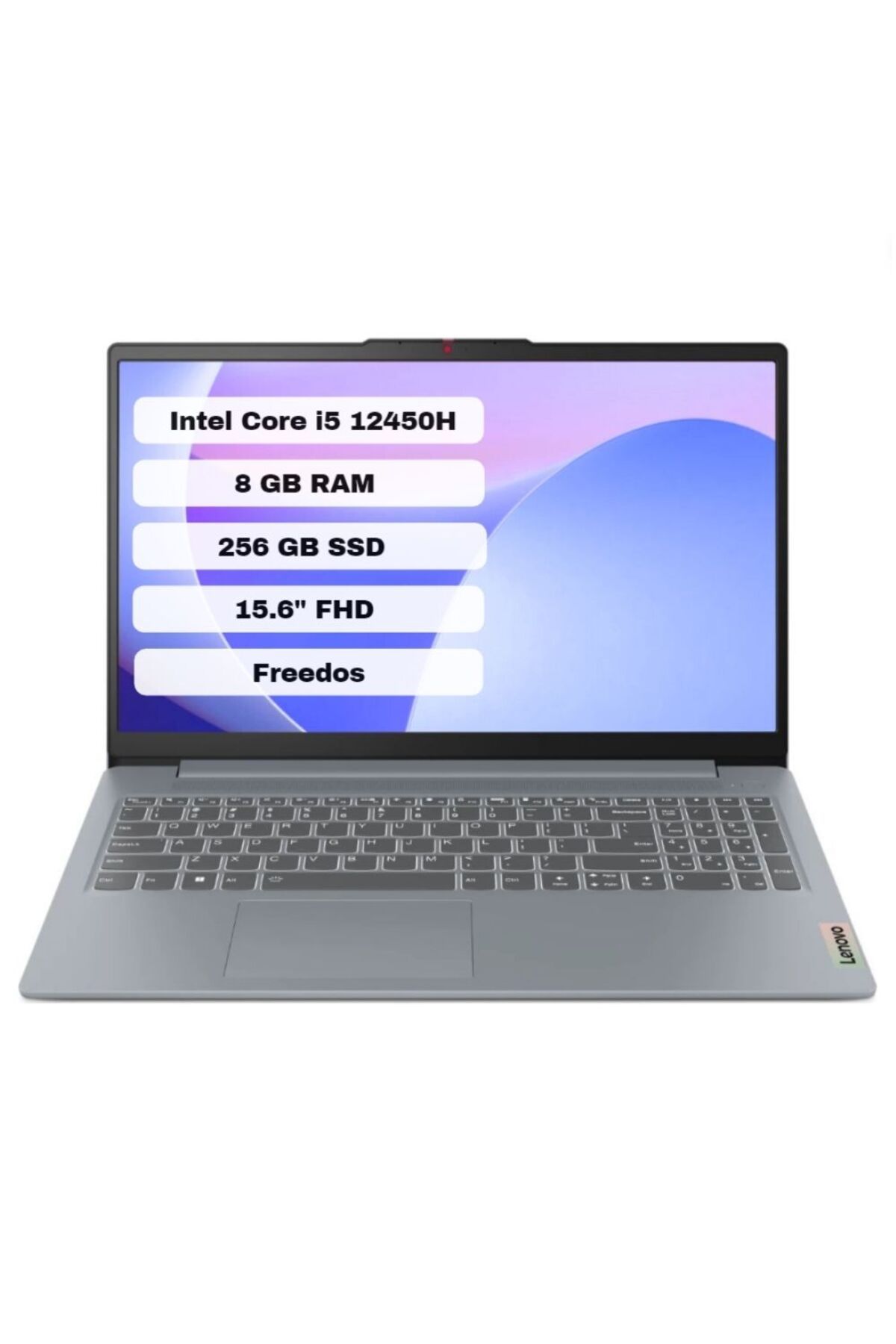 LENOVO IdeaPad Slim 3 15IAH8 Intel Core i5 12450H 8GB 256GB SSD Freedos 15.6" FHD 83ER0084TR