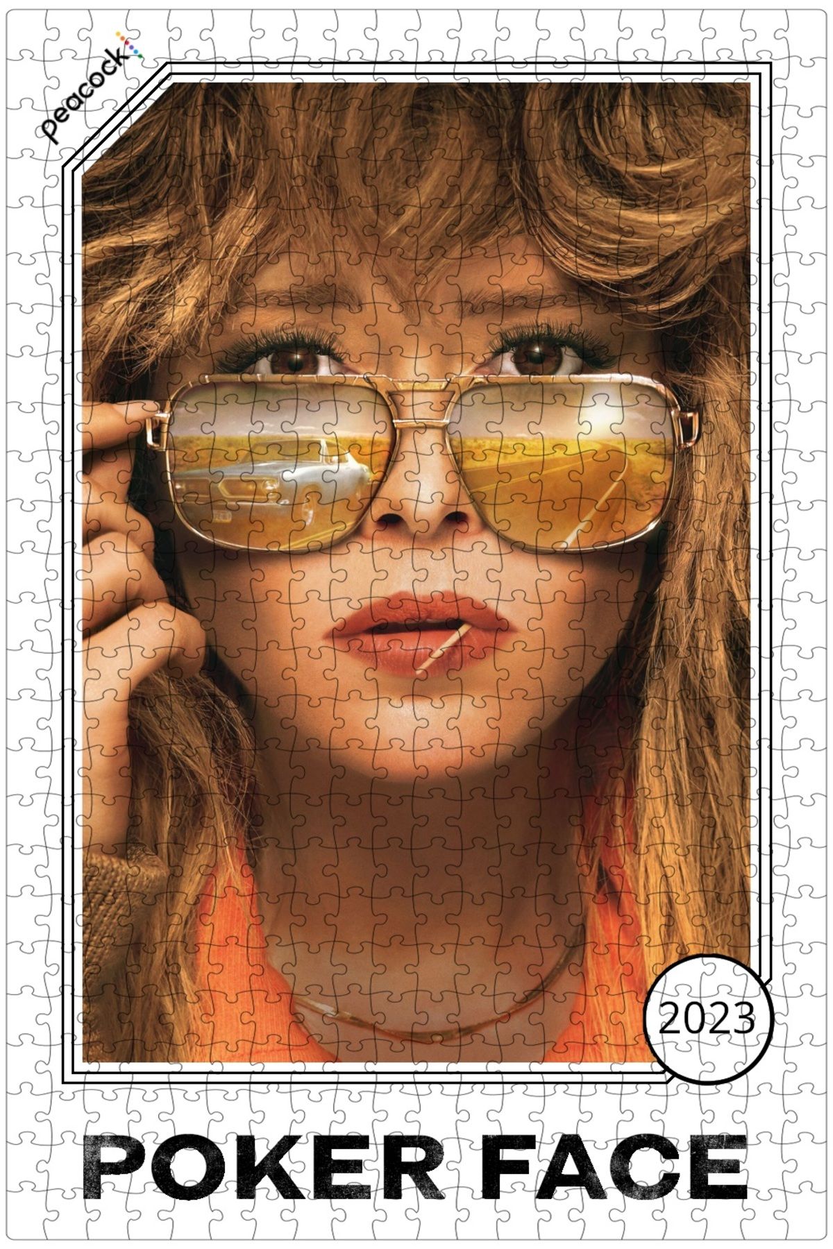 Jeronkarji Poker Face (2023) Film Posterinin 500 Parça Puzzle Yapbozu Sürüm4