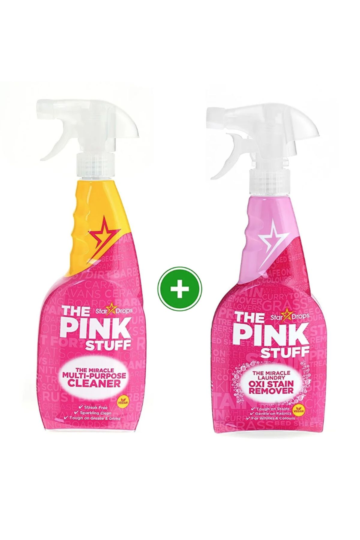 ThePinkStuff The Pink Stuff Oxi Leke Çıkarıcı Spreyi 500 ml Çok Amaçlı Temizlik Spreyi 750 ml