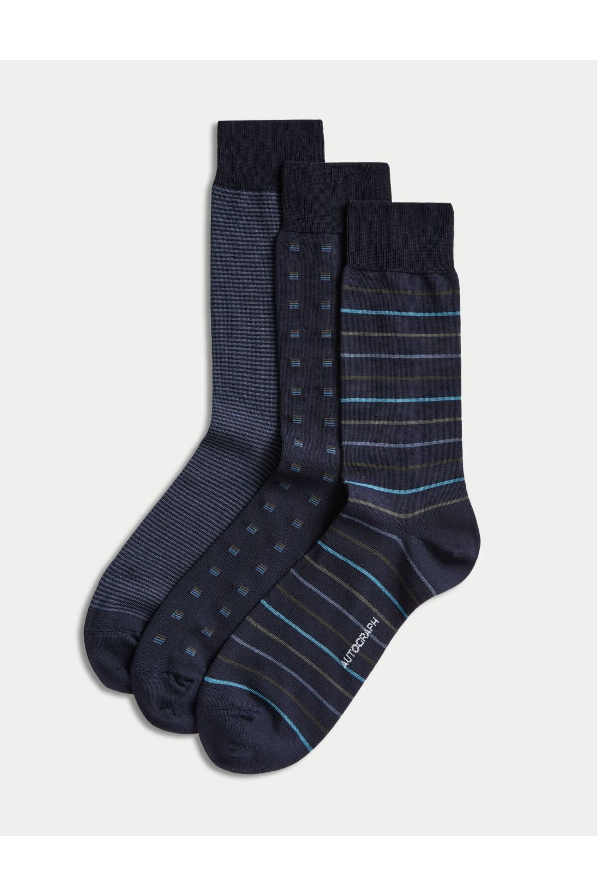Marks & Spencer 3'lü Desenli Çorap Seti