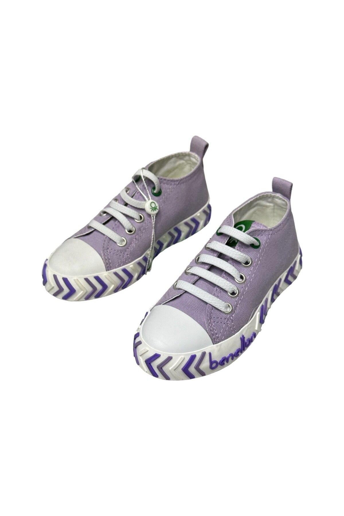 Benetton BenettonBN30641 Lastikli Çocuk Keten Ayakkabı Koyu Convers