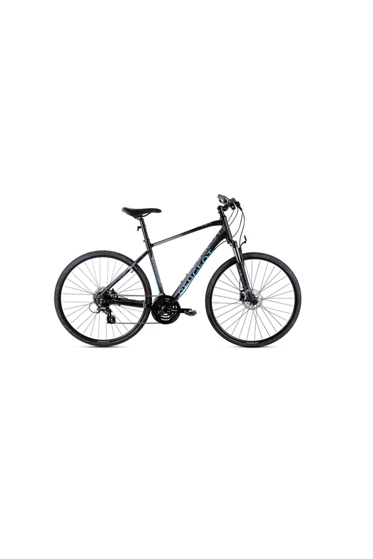 Peugeot Bisiklet Peugeot T17 FS 28 Jant Şehir Bisikleti Siyah-Mavi 54 cm