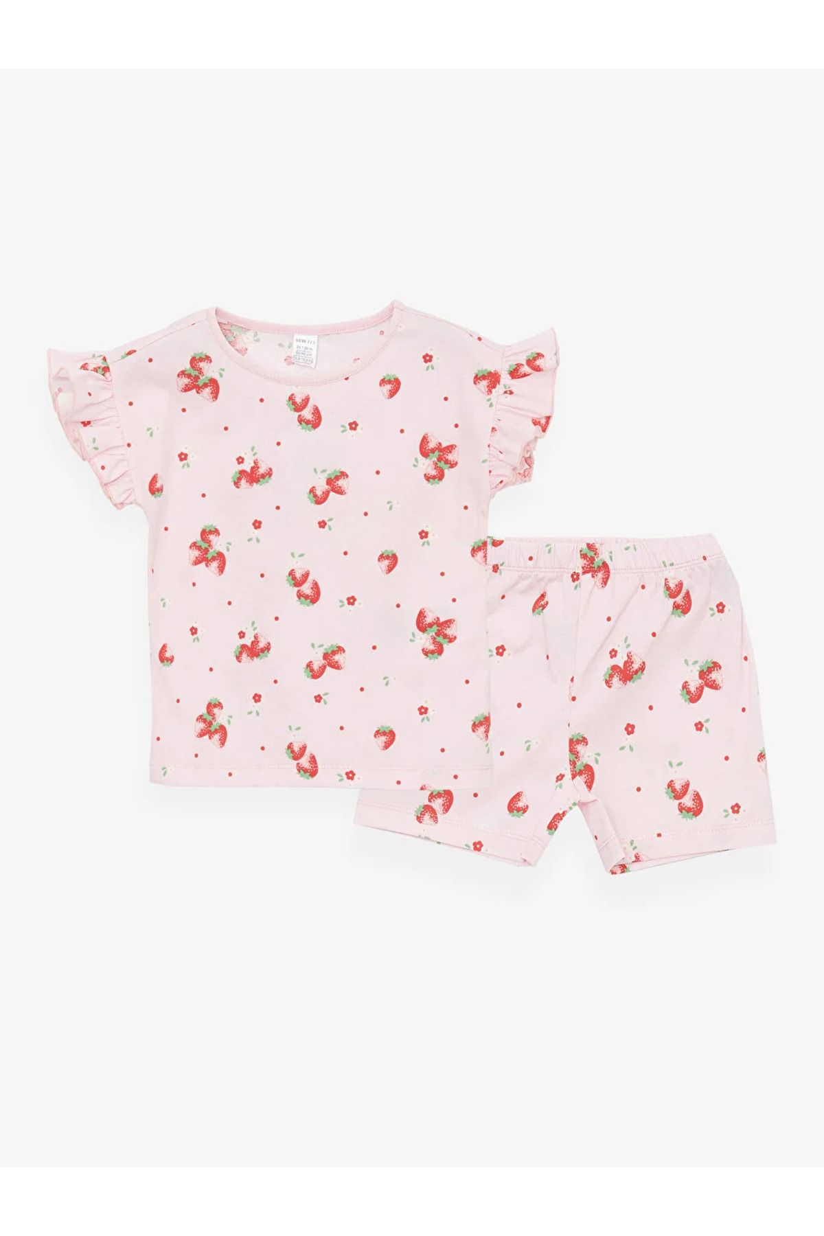LC Waikiki LCW ECO Kız Bebek Şortlu Pijama Takımı