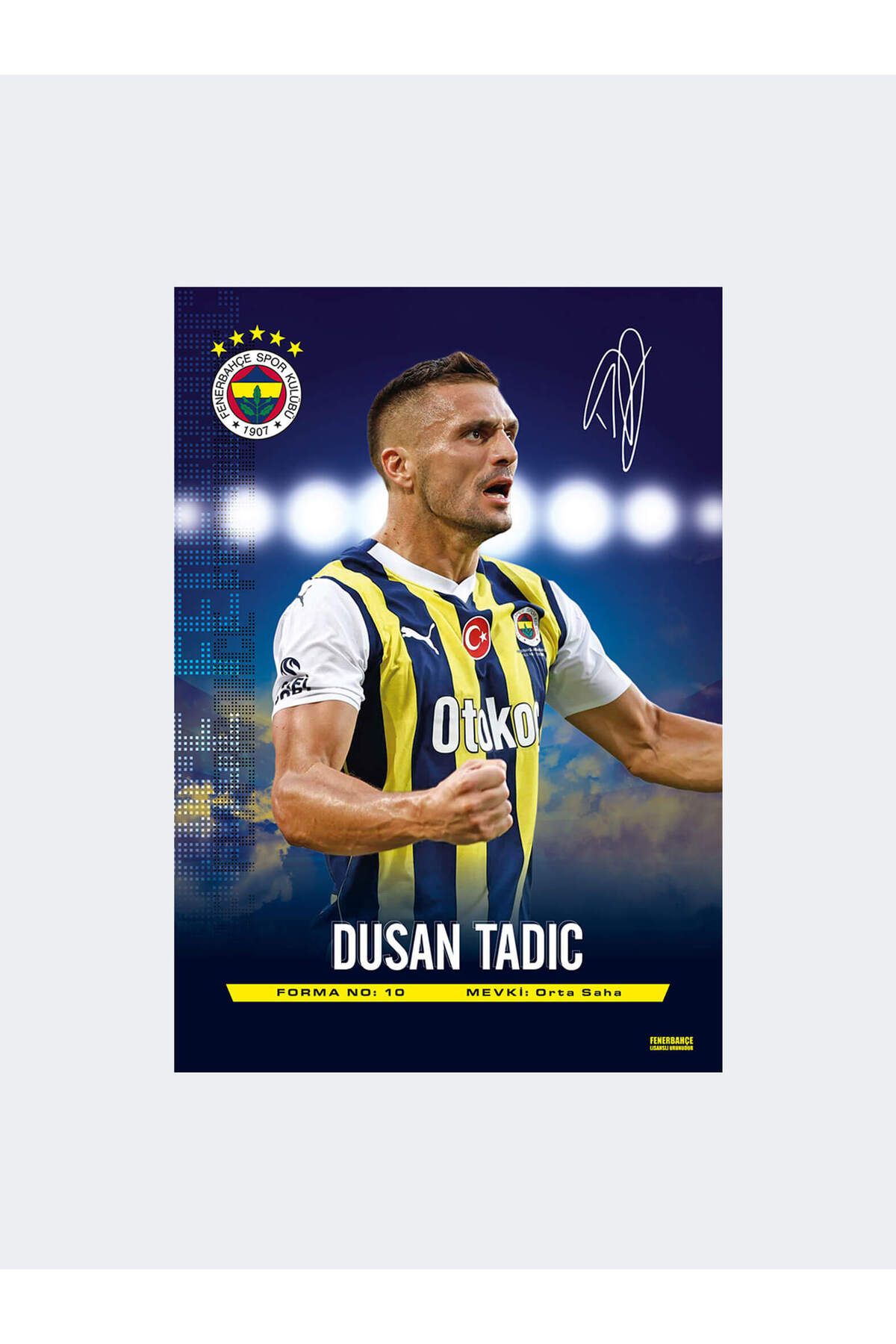 Fenerbahçe FB DUSAN TADIC POSTER 2023-2024