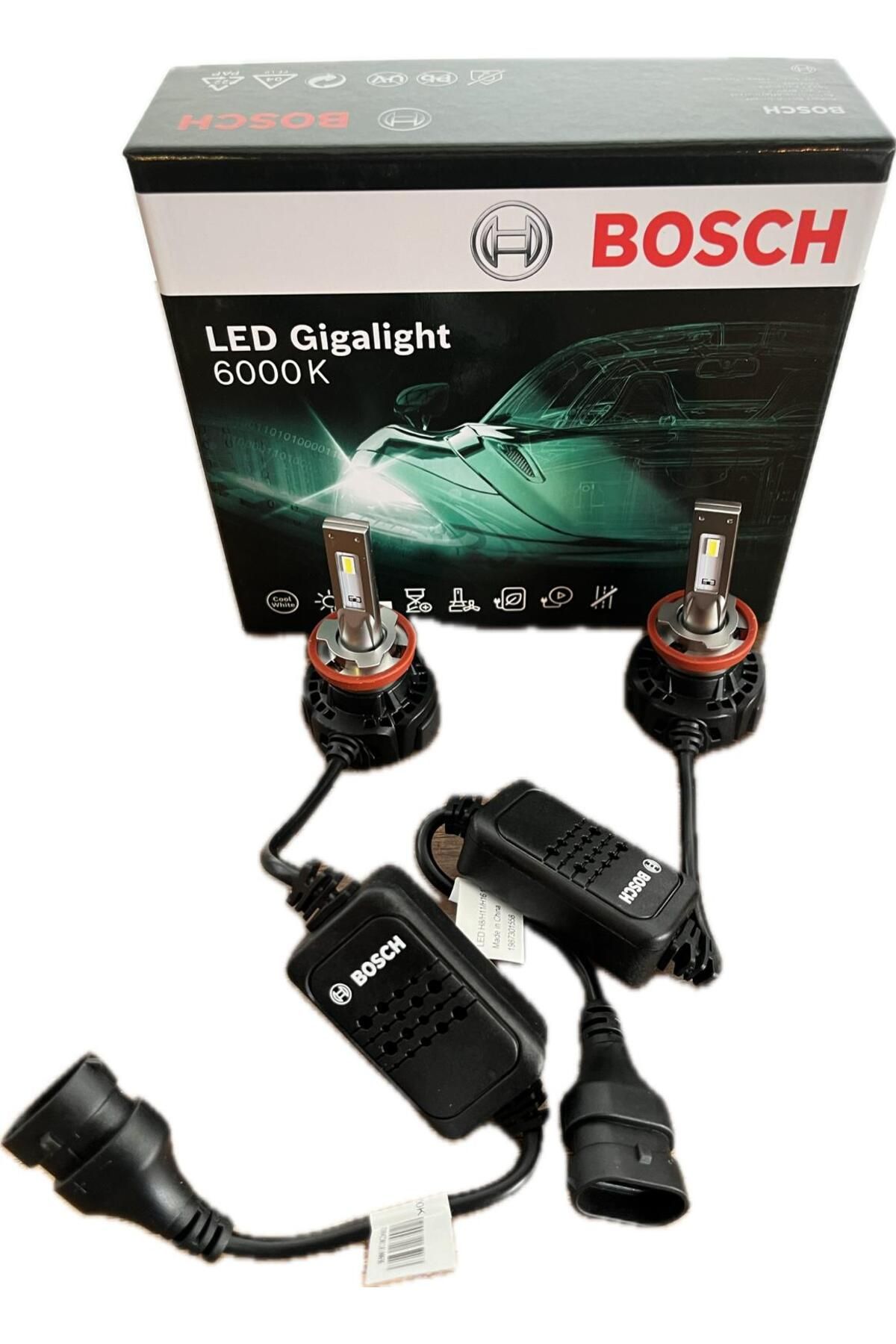 Bosch Gigalight H8/h11/h16 12v Led Xenon 6000k Uyumlu Beyaz Işık Canbus 1987301558