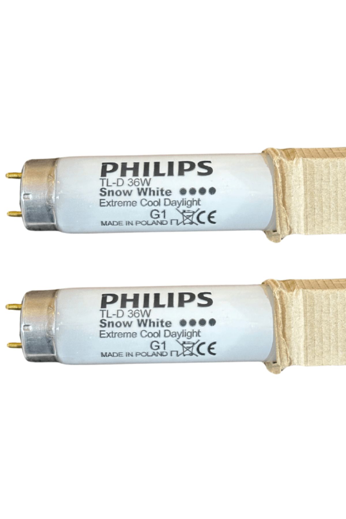 Philips 36W Snow White 12000K (Beyaz Işık) G13 Duylu Floresan (2 Adet)