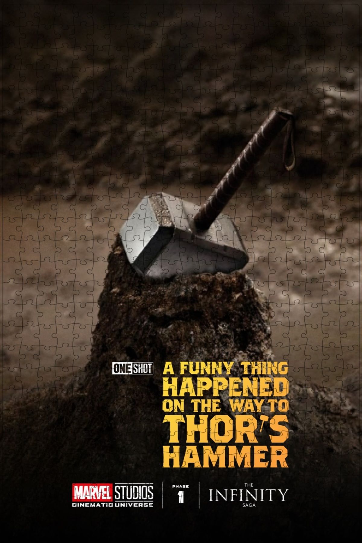Jeronkarji One-Shot: A Funny Thing Happened on the Way to Thor's Hammer Film 500 Parça Puzzle Yapbozu