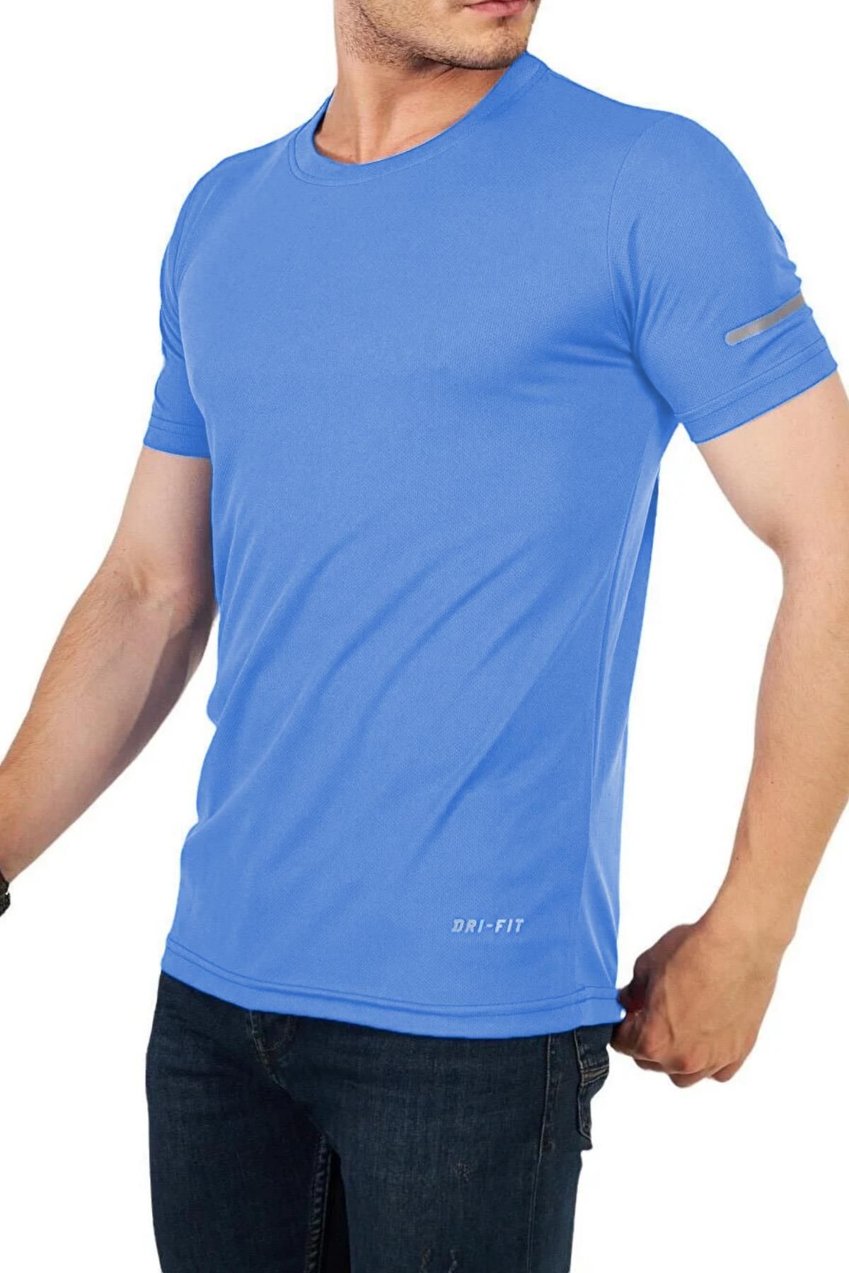 Ghassy Co Erkek Nem Emici Hızlı Kuruma Atletik Teknik Performans T-shirt