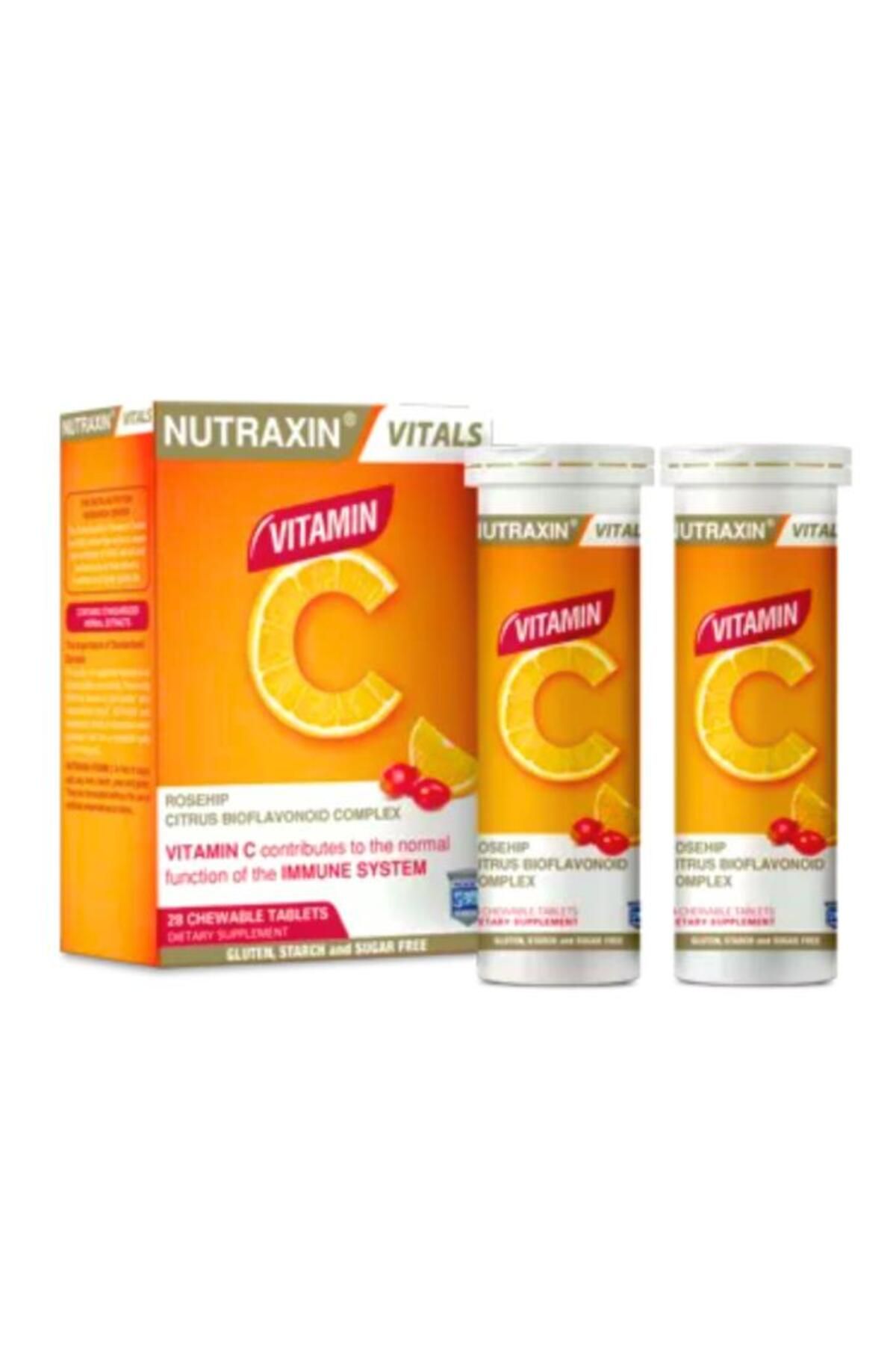 Nutraxin C Vitamini Çiğneme Tableti - C Vitamini Deposu 28 Tablet