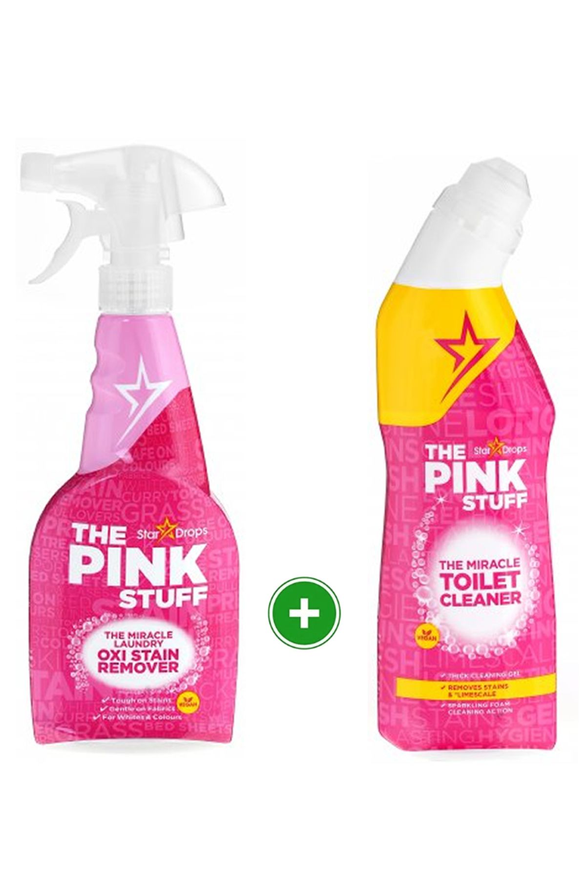 ThePinkStuff The Pink Stuff Temizlik Oxi Leke Çıkarıcı Sprey 500 ml The Pink Stuff Tuvalet Temizleyici 750 ml