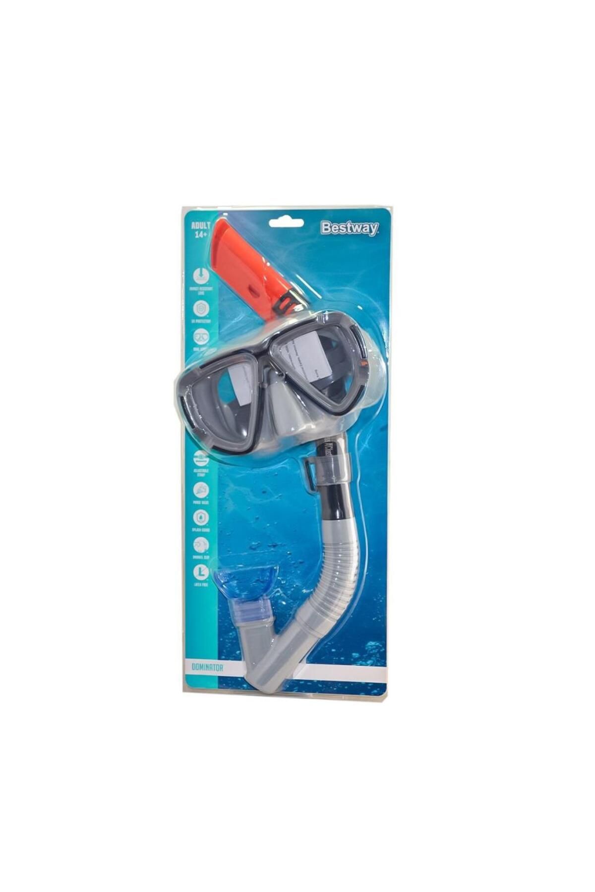 TWOX KZL-BW24029 Bestway Vakumlu Snorkel Maske Set - Kızılkaya Oyuncak