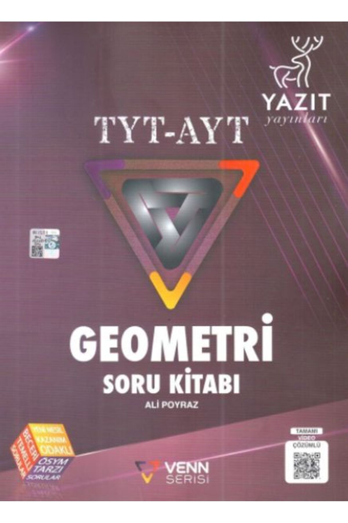 Yazıt Yayıncılık Yazıt TYT AYT Geometri Venn Serisi Soru Kitabı