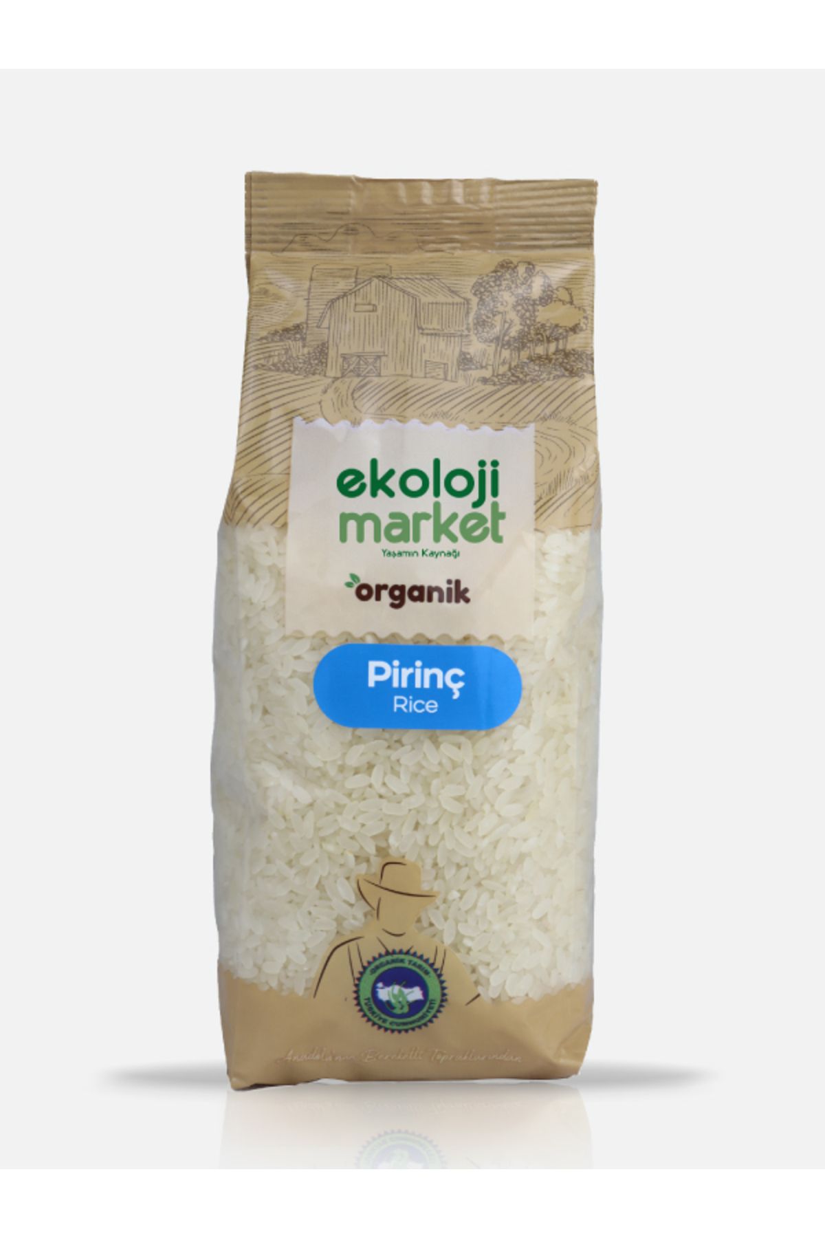 Ekoloji Market Organik Pilavlık Pirinç 750gr