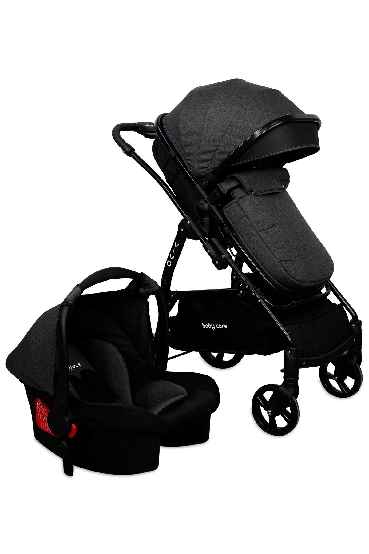 Baby Care Babycare Vivo Travel Sistem Bebek Arabası Siyah