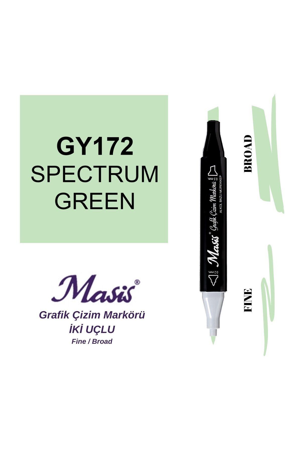 Masis Çift Uçlu Kalemi 172 Spectrum Green