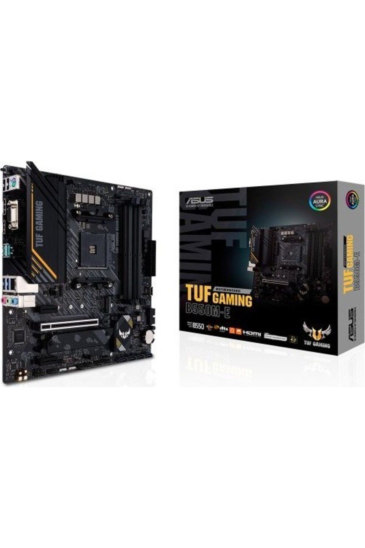ASUS TUF GAMING B550M-E AMD B550 AM4 DDR4 4600MHz 2xM2 RGB mATX Anakart