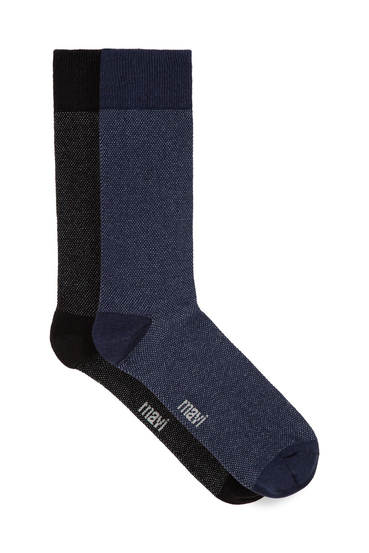 Mavi 2li Lacivert Siyah Soket Çorap 092027-28417