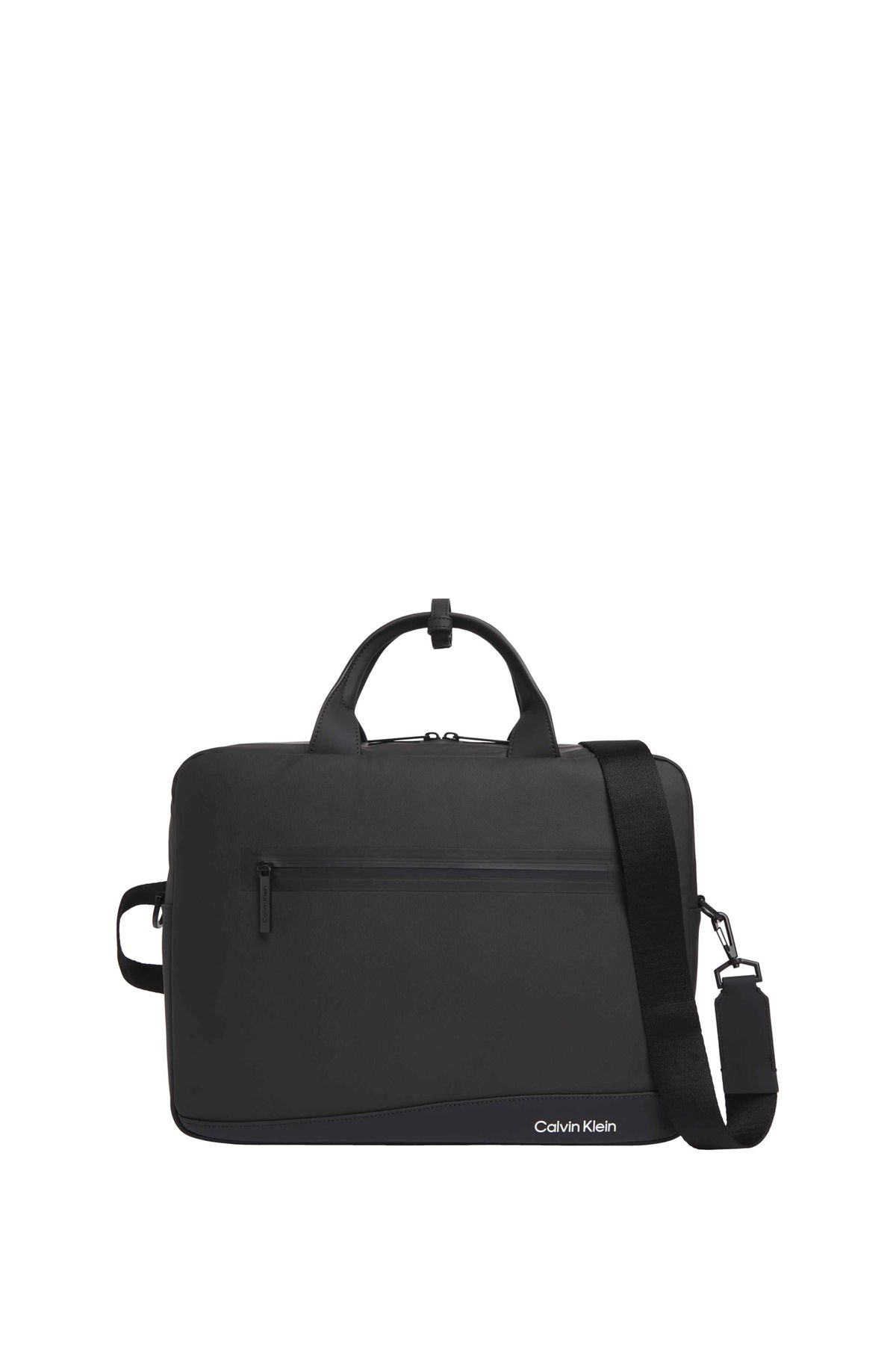 Calvin Klein Siyah Erkek 40x30,5x8 cm Laptop Çantası RUBBERIZED CONV LAPTOP BAG