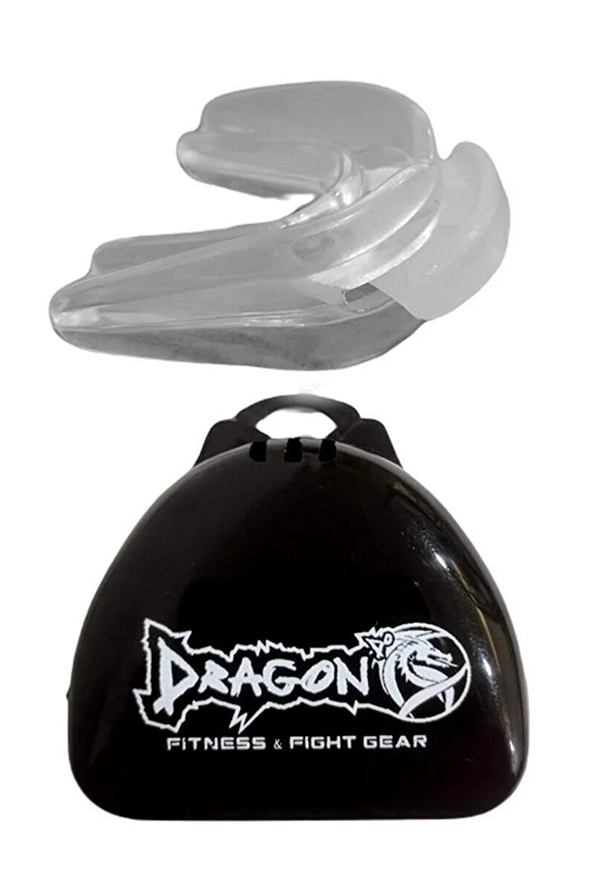 Dragondo Double Şeffaf Dragon Dişlik Profesyonel Çift Damak Dişliği ve Kutusu Premium Mouth Guard